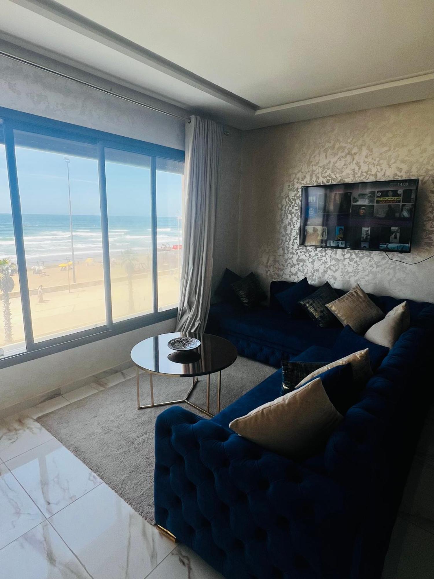 Golden Beach Elegance Sea View & Serenity Кенитра Экстерьер фото